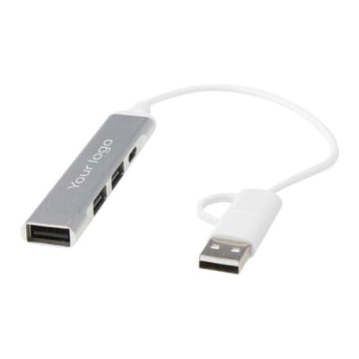Hub usb-a e tipo c 4 porte ALKAID