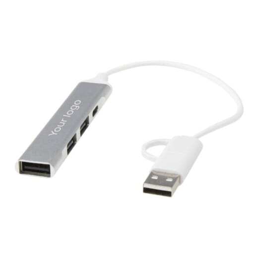 Hub usb-a e tipo c 4 porte ALKAID