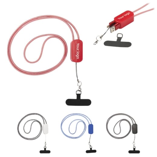 Lanyard per smartphone con cavo integrato 5 in 1 ANSER