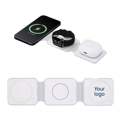 Caricabatterie wireless 3 in 1 pieghevole ARMUS