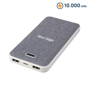 Power bank in ABS riciclato e tessuto rPET TOVI