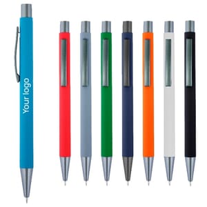 Penna a sfera con finitura gommata EMMETT