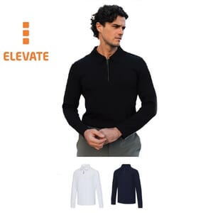 Polo unisex con mezza zip ZEUS