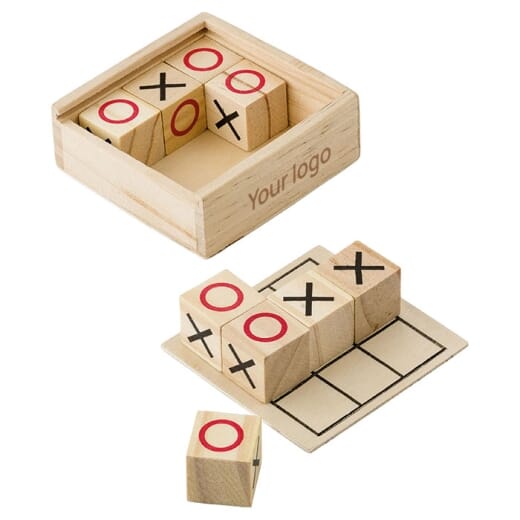 Gioco del tris in legno ALESSIO