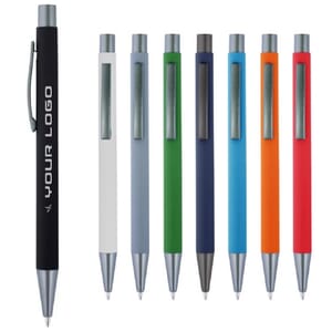 Penna a sfera con finitura in gomma EMMETT