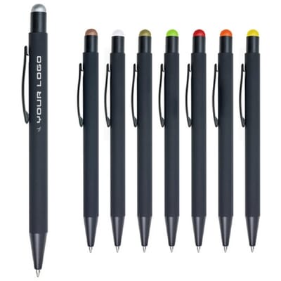 Penna a sfera con incisione colorata FORMENTERA