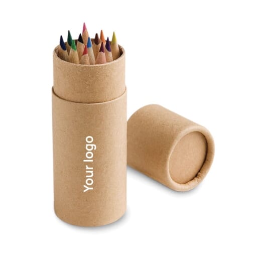 Scatola con 12 matite colorate CYLINDER