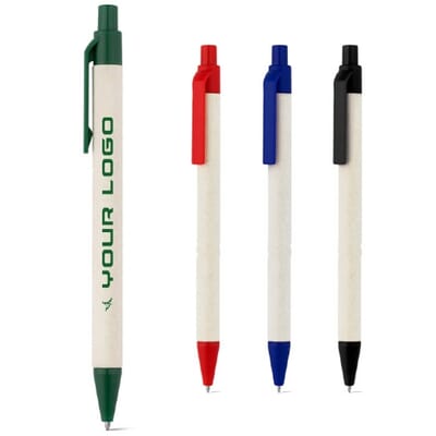 Penna realizzata con cartoni del latte riciclati MILINK