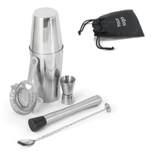 Set da cocktail in acciaio inox BRAMBLE