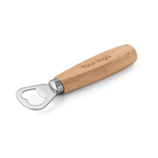 Apribottiglie in metallo e legno HOLZ
