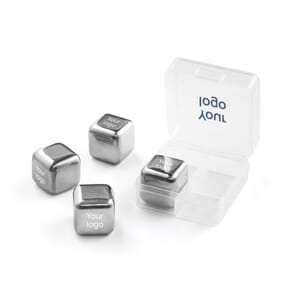 Set di cubi riutilizzabili in acciaio inox GLACIER