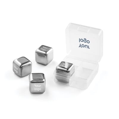 Set di cubi riutilizzabili in acciaio inox GLACIER