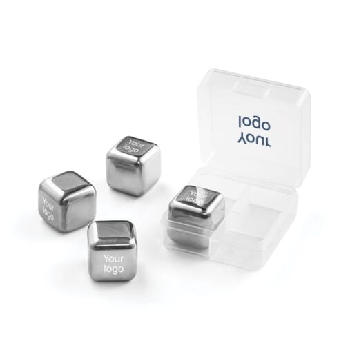 Set di cubi riutilizzabili in acciaio inox GLACIER