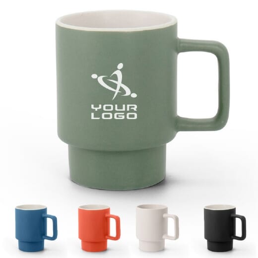 Tazza in ceramica con finitura opaca KUERTEN - 330 ml