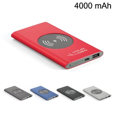 Power bank con carica wireless CASSINI