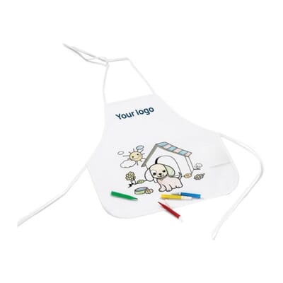 Grembiule da colorare per bambini NILO