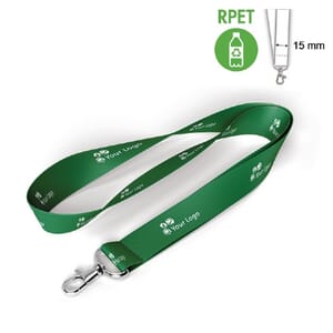SUBYARD 15 A RPET lanyard ecologico personalizzato 15mm
