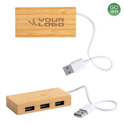 USB hub in bambù REVOLT