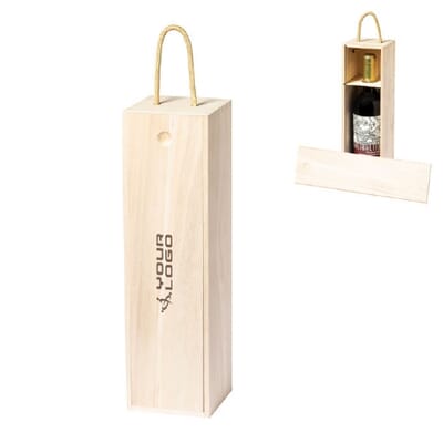 Confezione regalo per bottiglia di vino SAXONY