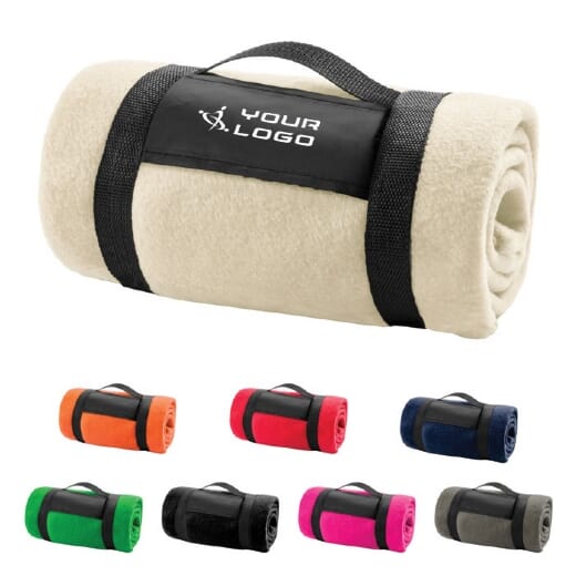 Coperta in pile con custodia VINSON