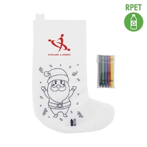 Calza natalizia da decorare JULFAR GIFT