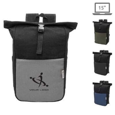 Zaino in canvas riciclato BLAKKAN BACK