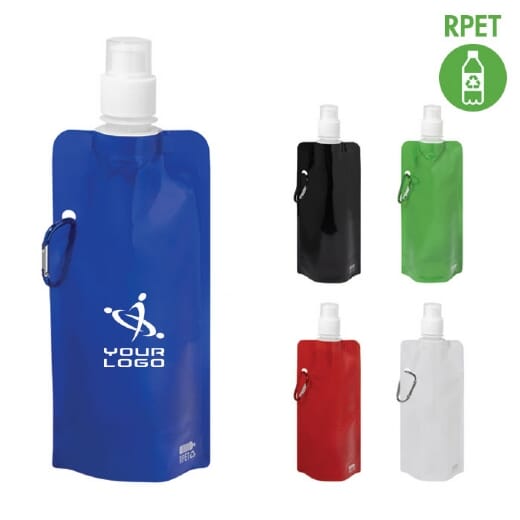 Borraccia in RPET pieghevole CARABOL - 500 ml