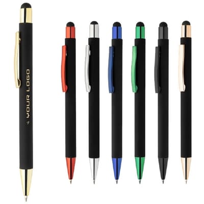 Penna a sfera gommata DARKLY TAP