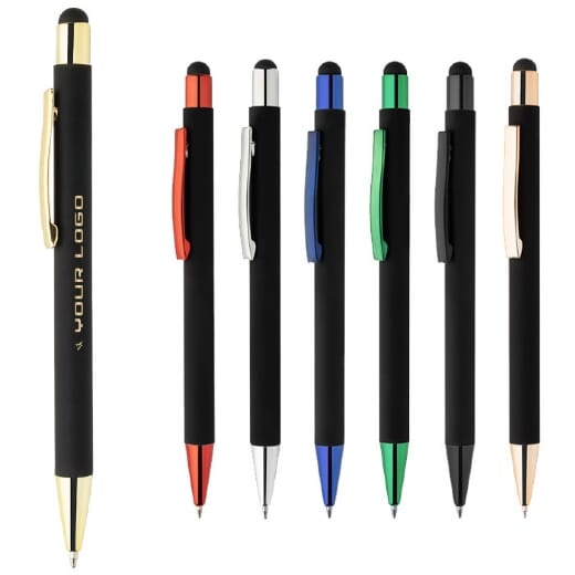 Penna a sfera gommata DARKLY TAP