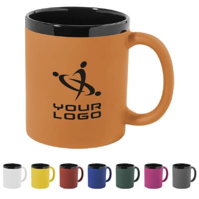 Tazza mug con finitura gommata KOVARY - 300 ml