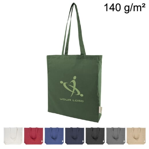 Shopper con soffietto in cotone riciclato GUSPEX HUE