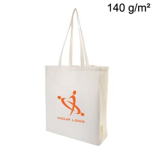 Shopper con soffietto in cotone riciclato GUSPEX