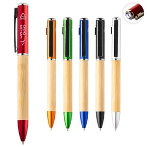 Penna a sfera con torcia led PENBOO