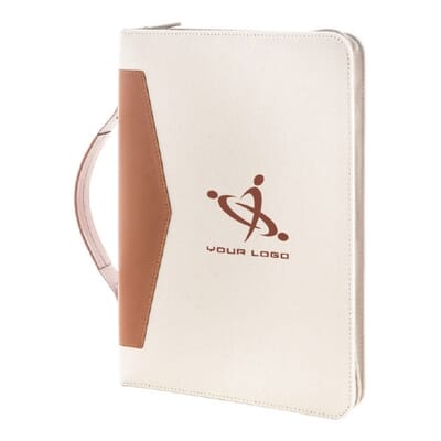 Portadocumenti in canvas riciclato CARBASA ZIP