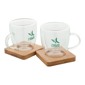 Set tazzine da caffè in vetro MOCABOO - 90 ml