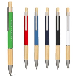 Penna in alluminio e bambù MARRA