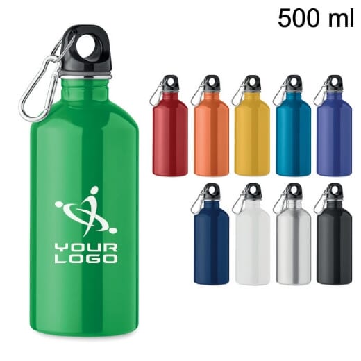 Borraccia in acciaio riciclato REMID MOSS - 500 ml
