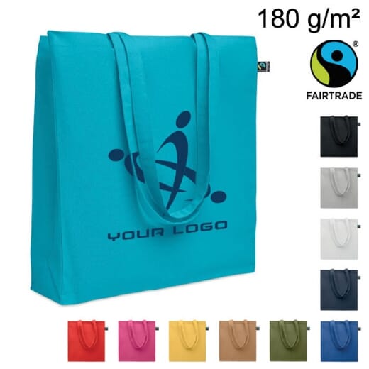 Shopper in cotone con soffietto OSOLE++ COLOUR