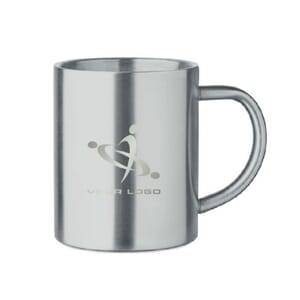 Tazza in acciaio inox riciclato UTIL - 260 ml