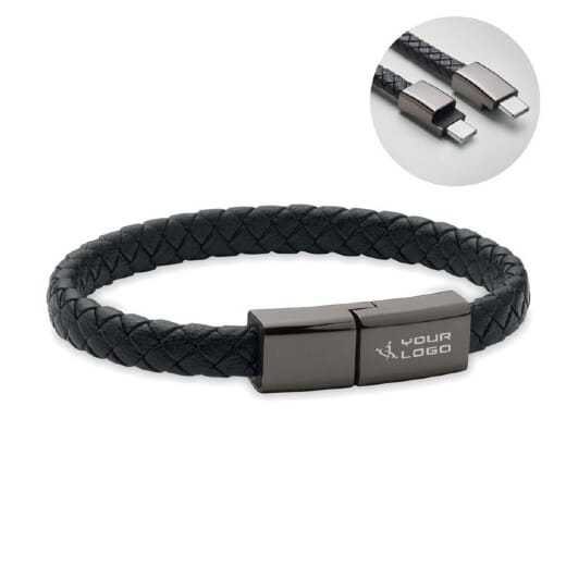 Bracciale con cavo USB-C FAULETI CHARGE