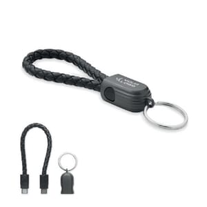 Portachiavi con cavo in PU FAULETI LOOP