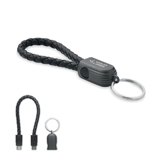 Portachiavi con cavo in PU FAULETI LOOP