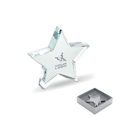 Fermacarte in vetro STARWARD
