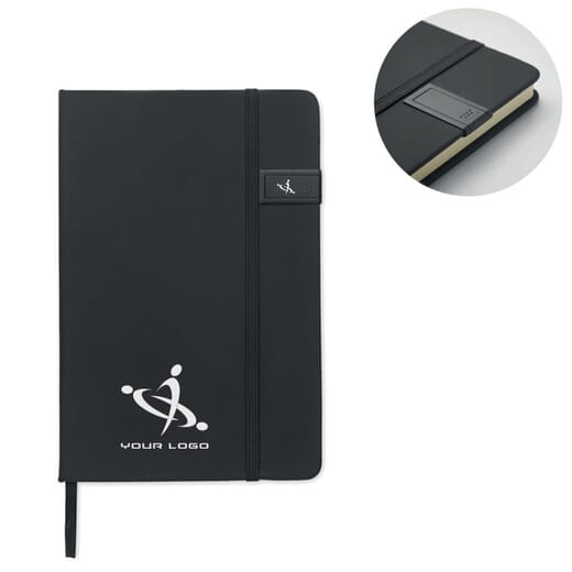 Notebook A5 con chiavetta USBNOTE