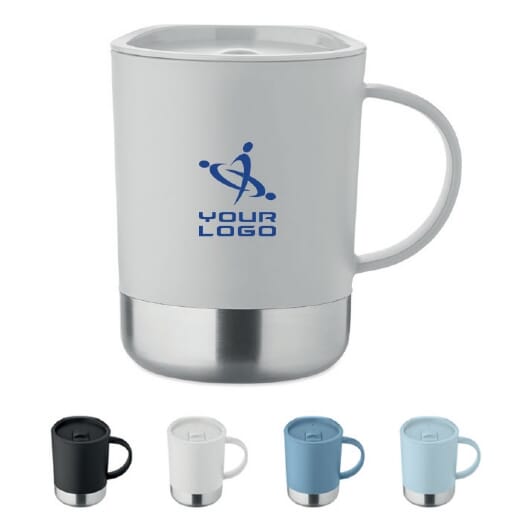 Tazza in PP con coperchio BEAKER - 300 ml