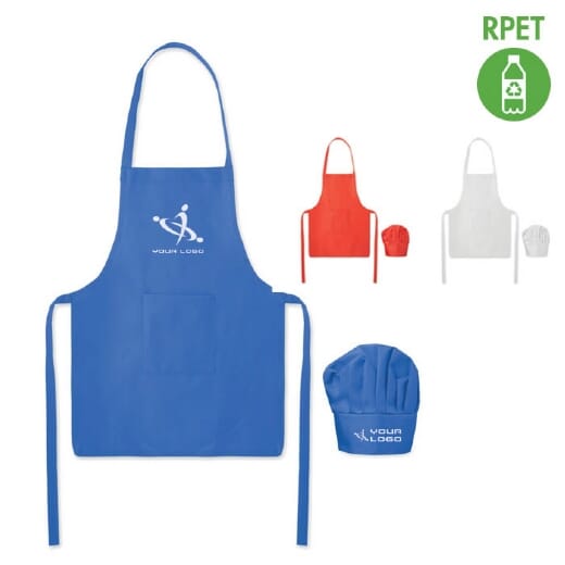 Set cappello e grembiule per bambini KID CHEF
