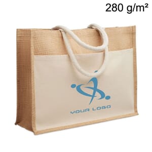 Shopper in juta personalizzabile BAGA