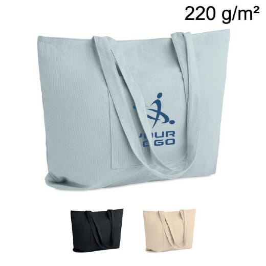 Borsa shopping in velluto CORDY G