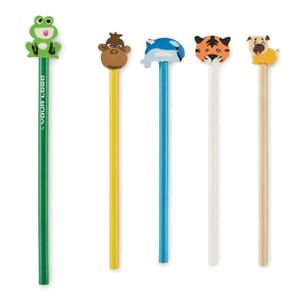 Matita con gomma a forma di animale CIRCO