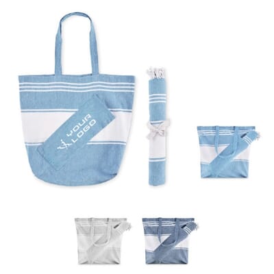 Borsa da spiaggia con telo HUMMUM